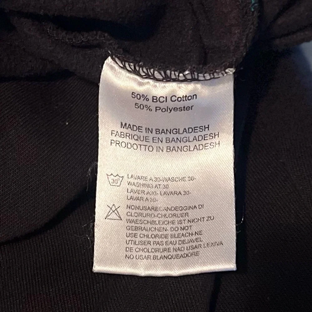 3/$19 Kronstadt Lars black Recycled cotton hoodie sweatshirt